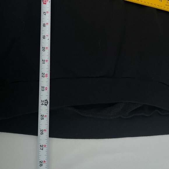 GAP V-Neck Oversized Long Sleeve Pullover Sweatshirt Comfy Black Women's M - Picture 6 of 10